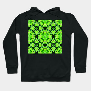 Pretty Green Leaves Lucky Clover Greenery Pattern 5 Hoodie